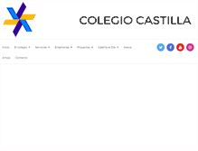 Tablet Screenshot of colegiocastilla.com